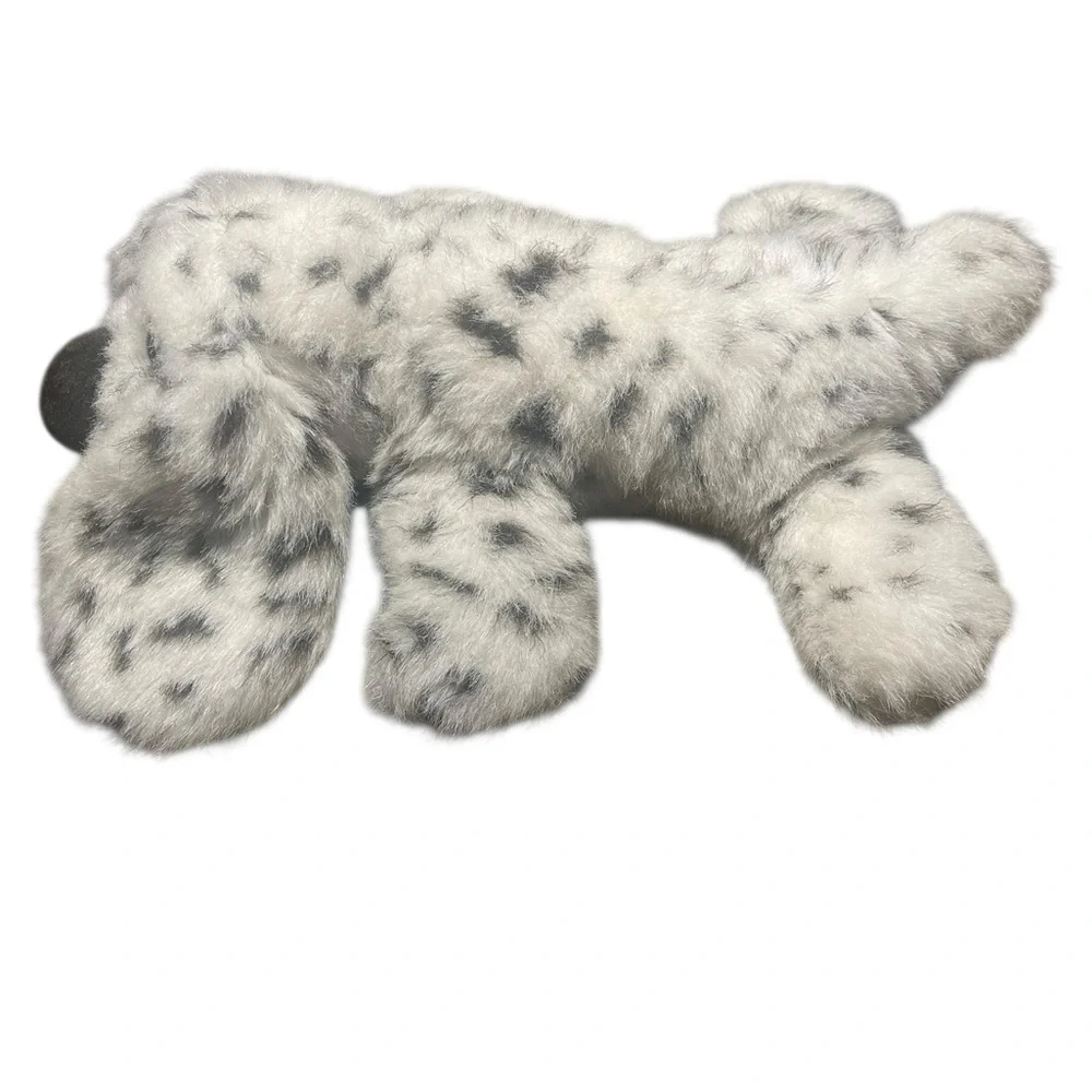 Vintage Spotted Dog Plush Stuffed Animal 15-16” Realistic Floppy Puppy – No Tag